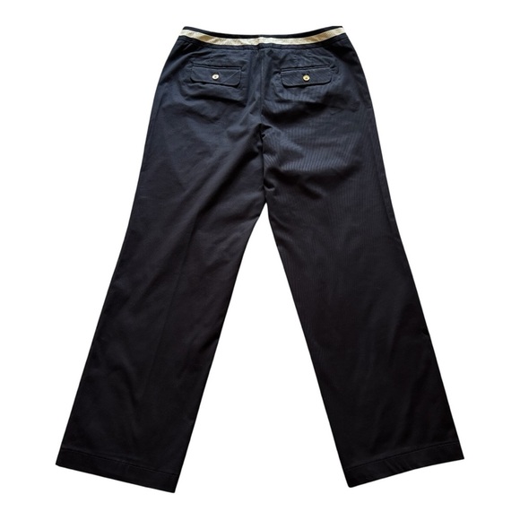 Talbots Women’s Black Pants with White Accent - Picture 2 of 14